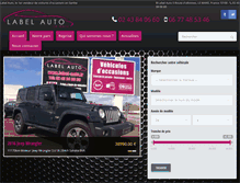 Tablet Screenshot of label-auto.fr